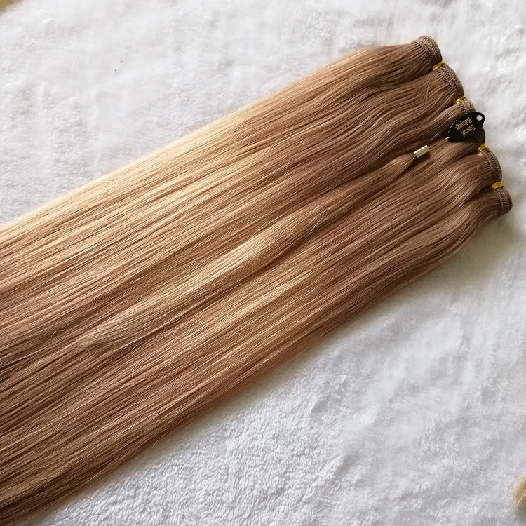Hair extensions natural row hair method supplier biscuit balayage color RB13